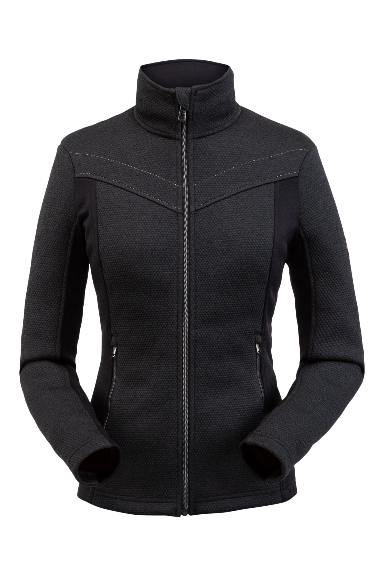 SPYDER ACTIVE SPORTS 'Spyder' Women's Encore Fleece Jacket - Black 3 SPYDER ACTIVE SPORTS 'Spyder' Women's Encore Fleece Jacket - Black