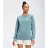 'The North Face' Women's Heritage Patch Crew Sweatshirt - Tourmaline Blue