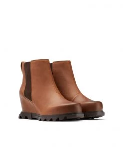 'Sorel' Women's Joan Of Arctic Wedge III Chelsea - Hazelnut / Blackened Brown