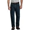 'Dickies' Relaxed Fit Carpenter Denim Jeans - Heritage Tinted Khaki Men