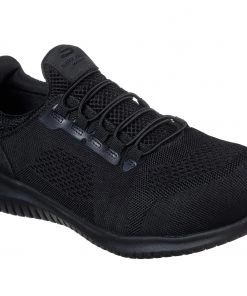 'Skechers' Men's Synergy-Omat Alloy Toe Slip On - Black