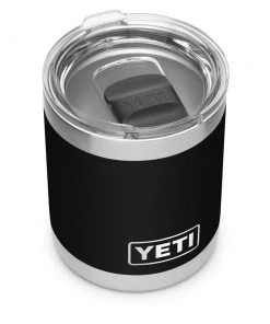 'Yeti' 10 Oz. Rambler Lowball W/Magslider Lid - Black