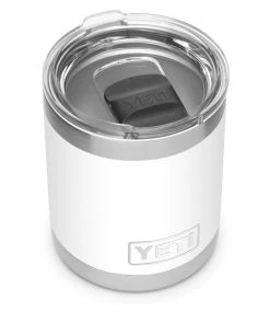 'Yeti' 10 Oz. Rambler Lowball W/Magslider Lid - White