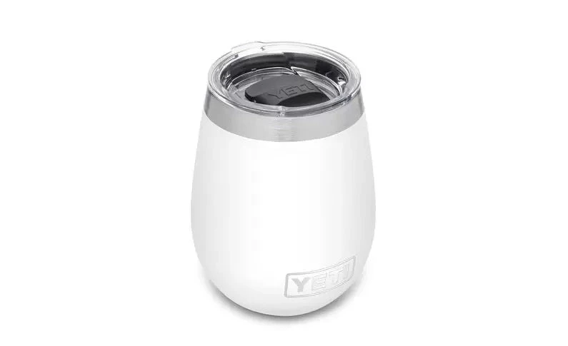 'Yeti' 10 Oz. Rambler Wine Tumbler W/Magslider Lid - White Gear 3 'Yeti' 10 Oz. Rambler Wine Tumbler W/Magslider Lid - White Gear