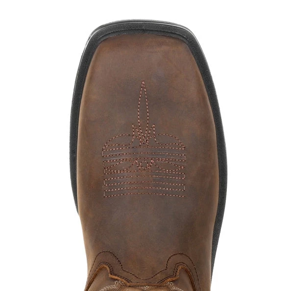 'Rocky' Men's 11" Worksmart SR WP Western - Brown 4 'Rocky' Men's 11" Worksmart SR WP Western - Brown