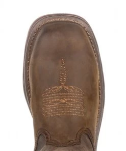 'Rocky' Men's 11" Iron Skull Int. MetGuard EH WP Comp Toe - Distressed Brown