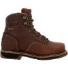'Georgia Boots' Men's 6" Amp LT Edge EH WP Alloy Toe - Brown