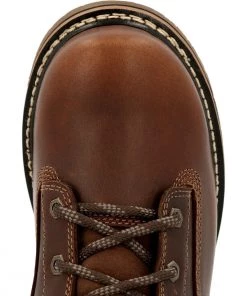 'Georgia Boots' Men's 6" Amp LT Edge EH WP Alloy Toe - Brown