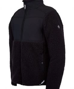 SPYDER ACTIVE SPORTS 'Spyder' Men's Boulder Fleece Jacket - Black 8 SPYDER ACTIVE SPORTS 'Spyder' Men's Boulder Fleece Jacket - Black