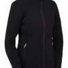 SPYDER ACTIVE SPORTS 'Spyder' Women's Bandita Full Zip Fleece - Black 2 SPYDER ACTIVE SPORTS 'Spyder' Women's Bandita Full Zip Fleece - Black