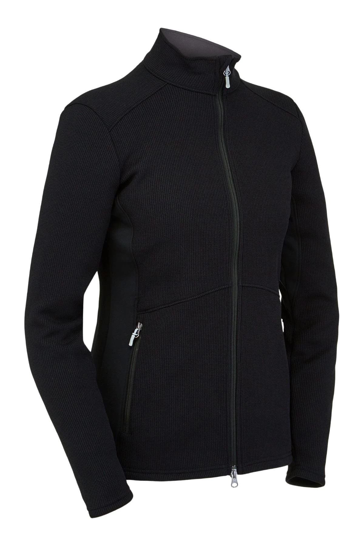 SPYDER ACTIVE SPORTS 'Spyder' Women's Bandita Full Zip Fleece - Black 3 SPYDER ACTIVE SPORTS 'Spyder' Women's Bandita Full Zip Fleece - Black