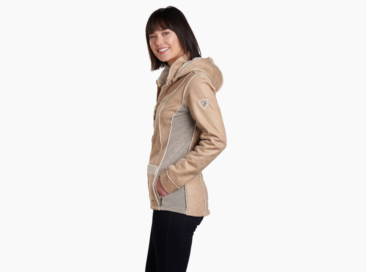 'Kuhl' Women's Dani Sherpa Jacket - Almond 5 'Kuhl' Women's Dani Sherpa Jacket - Almond