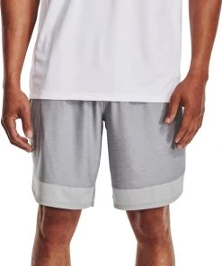 'Under Armour' Men's Training Stretch Shorts - Mod Grey