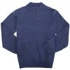 ALPHI APPAREL GROUP 'Viyella By Alphi Apparel' Men's Zegna Baruffa Merino Sweater - Indigo