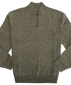 ALPHI APPAREL GROUP 'Viyella By Alphi Apparel' Men's Zegna Baruffa Merino Sweater – Sage Melange
