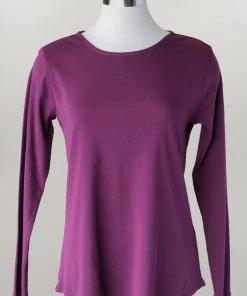 'Keren Hart' Women's Knit T-Shirt - Wine