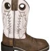 Smoky Mountain Boots Kids 'Smoky Mountain' Children's Drifter Western Square Toe - Brown Distress / Antique White