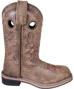 Smoky Mountain Boots 'Smoky Mountain' Children's Canyon Western Square Toe - Vintage Brown Kids