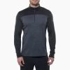 'Kuhl' Men's Ryzer 1/4 Zip - Black / Koal 2 'Kuhl' Men's Ryzer 1/4 Zip - Black / Koal