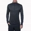 'Kuhl' Men's Alloy 1/4 Zip Sweater - Graphite 1 'Kuhl' Men's Alloy 1/4 Zip Sweater - Graphite