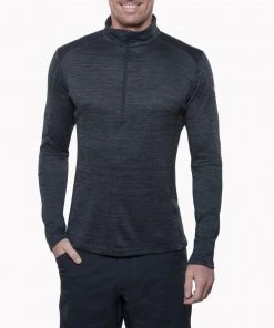 'Kuhl' Men's Alloy 1/4 Zip Sweater - Graphite