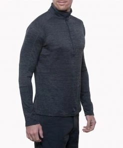 'Kuhl' Men's Alloy 1/4 Zip Sweater - Graphite