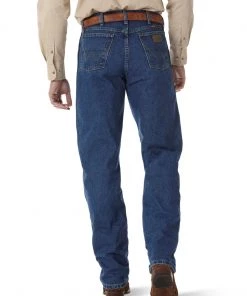 'Wrangler' Men's George Strait Cowboy Cut® Relaxed Fit - Heavyweight Stone Denim