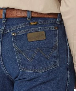 'Wrangler' Men's George Strait Cowboy Cut® Relaxed Fit - Heavyweight Stone Denim