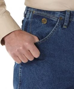 'Wrangler' Men's George Strait Cowboy Cut® Relaxed Fit - Heavyweight Stone Denim