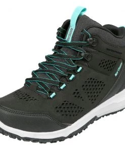 'Northside' Women's Benton WP Mid Hiker - Black / Aqua