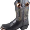 Smoky Mountain Boots 'Smoky Mountain' Children's Western Square Toe - Black Kids