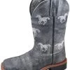 Smoky Mountain Boots 'Smoky Mountain' Children's Western Square Toe - Grey