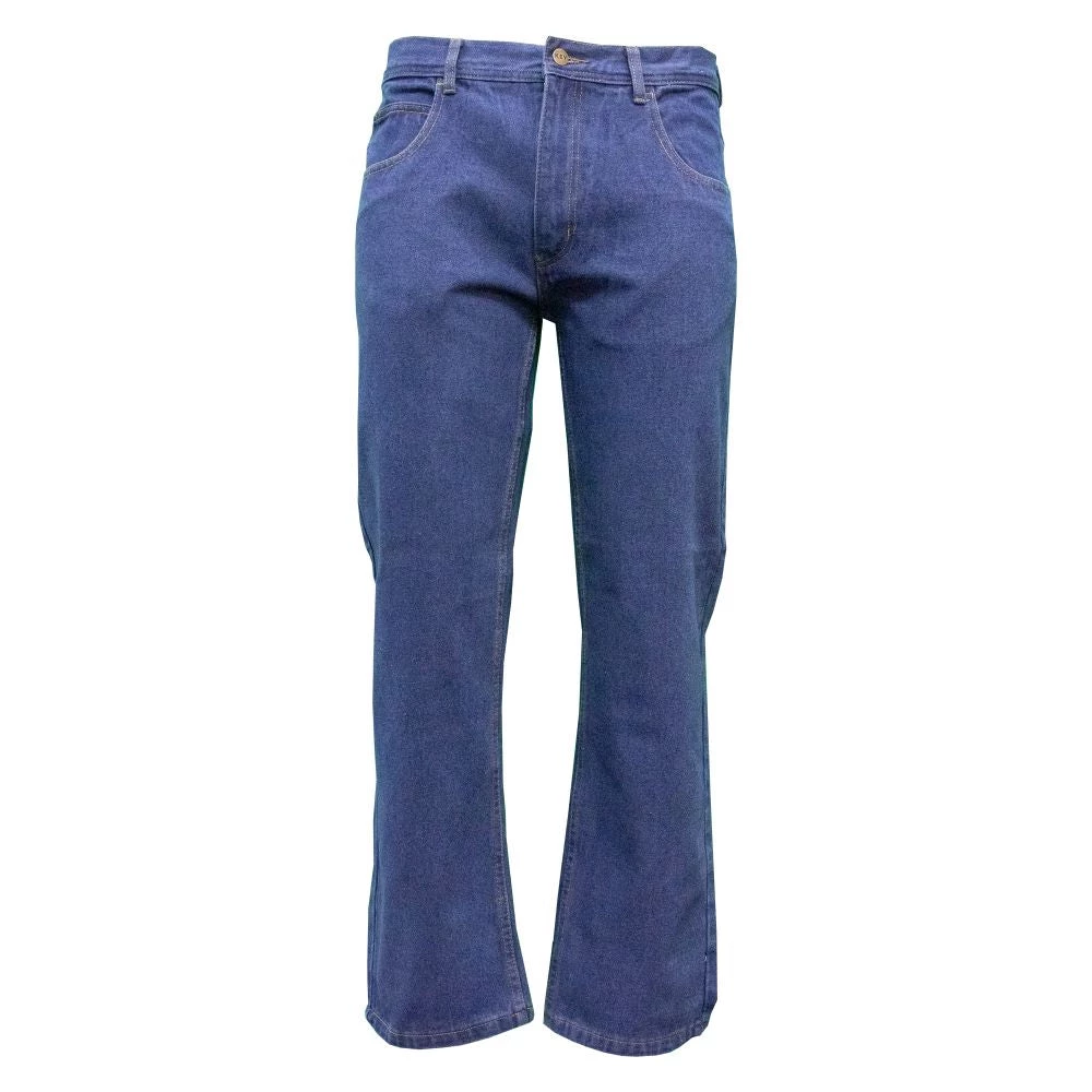 'KEY' Men's Performance Comfort 5 Pocket - Indigo Blue 3 'KEY' Men's Performance Comfort 5 Pocket - Indigo Blue