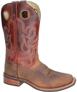 Smoky Mountain Boots 'Smoky Mountain' Men's Timber Square Toe - Brown / Burnt Apple