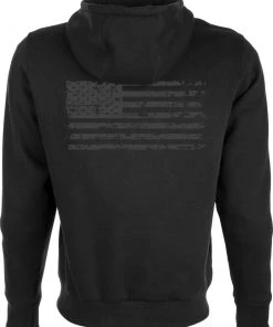 Western Power 'Highway 21' Men's Industry Graphic Protective Hoodie - Black