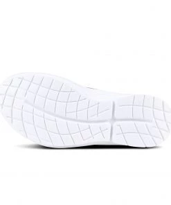 'OOFOS' Women's OOmg Fibre Low Slip On - White / Black