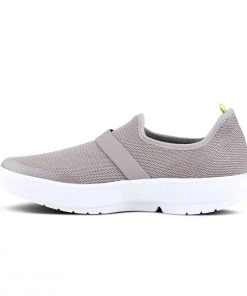 'OOFOS' Women's OOmg Low Slip On - White / Grey