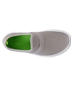 'OOFOS' Women's OOmg Low Slip On - White / Grey