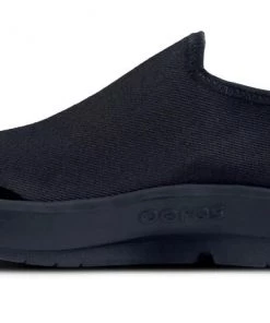 'OOFOS' Men's OOmg EeZee Low Shoe - Black / Black 9 'OOFOS' Men's OOmg EeZee Low Shoe - Black / Black