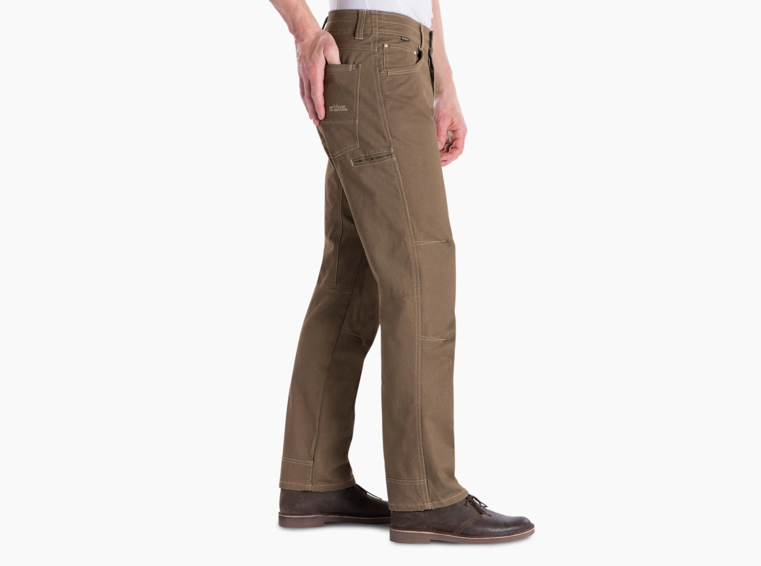 'Kuhl' Men's Hot Rydr™ Lined Pant - Dark Khaki 5 'Kuhl' Men's Hot Rydr™ Lined Pant - Dark Khaki
