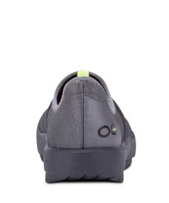 'OOFOS' Women's OOmg Fibre Low Slip On - Black / Grey