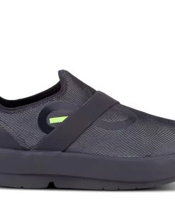'OOFOS' Men's OOmg Fibre Low Slip On - Black / Grey