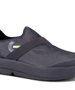 'OOFOS' Men's OOmg Fibre Low Slip On - Black / Grey