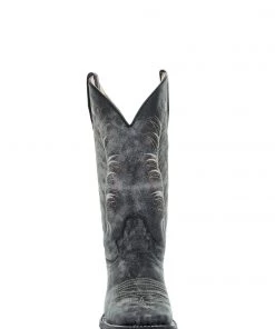 Corral Boot Co 'Corral' Women's 12" Embroidered Western - Black / Sand