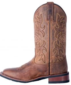 'Laredo' Women's 11" Anita Western Square Toe - Brown 15 'Laredo' Women's 11