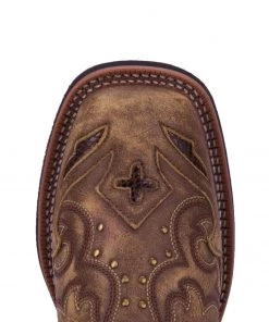 'Laredo' Women's 11" Spellbound Western Square Toe - Tan