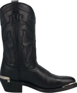 'Laredo' Men's 12" Atlas Western Round Toe - Black