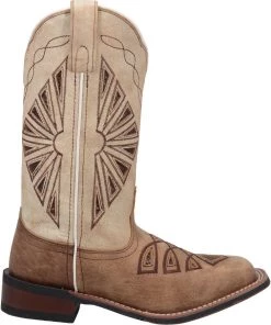 'Laredo' Women's 11" Kite Days Western Square Toe - Tan / Brown