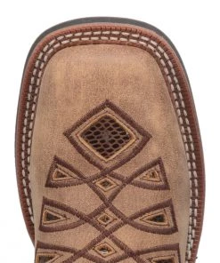 'Laredo' Women's 11" Kite Days Western Square Toe - Tan / Brown