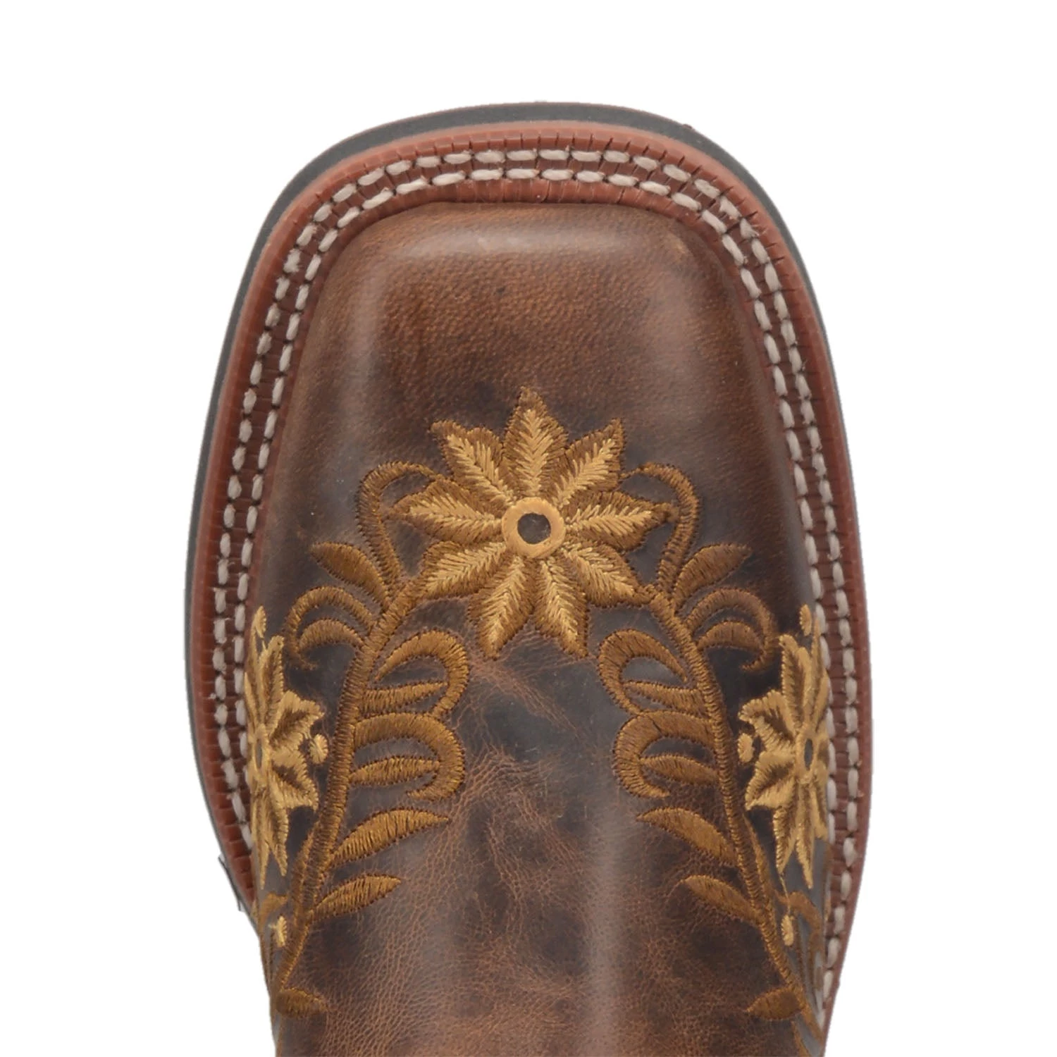 'Laredo' Women's 11" Secret Garden Western Square Toe - Brown 4 'Laredo' Women's 11" Secret Garden Western Square Toe - Brown